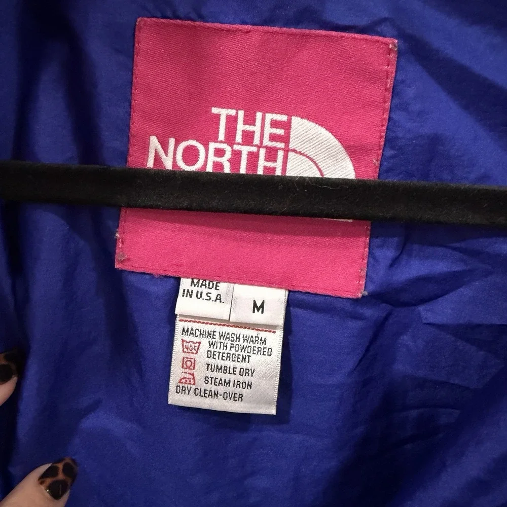 Vintage The North Face Goretex Neon Colorblock Windbreaker Jacket Mens Sz M Rare